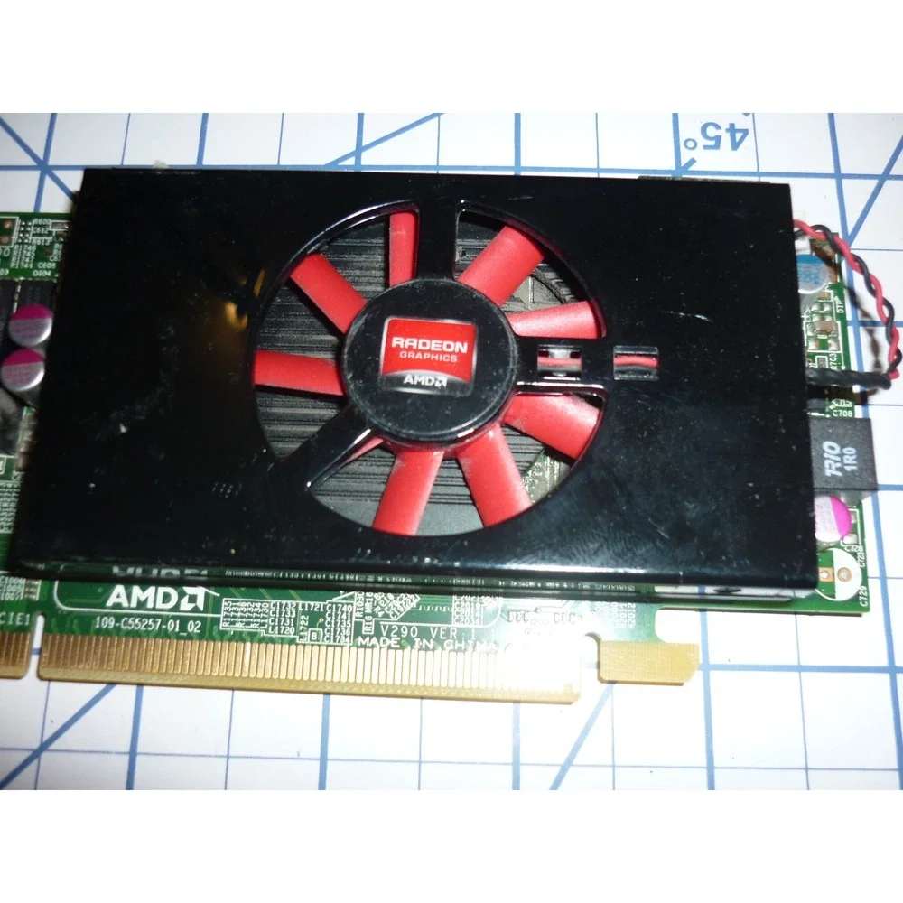 Lot‎ of 4 AMD Radeon HD 7470 1GB GDDR3 Graphics Cards V290 109-C55257-01 DP DVI